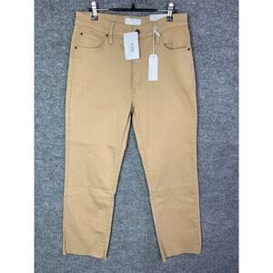 NEW Petra 153‎ High Rise Straight Stretch Jean Khaki Size 9/28